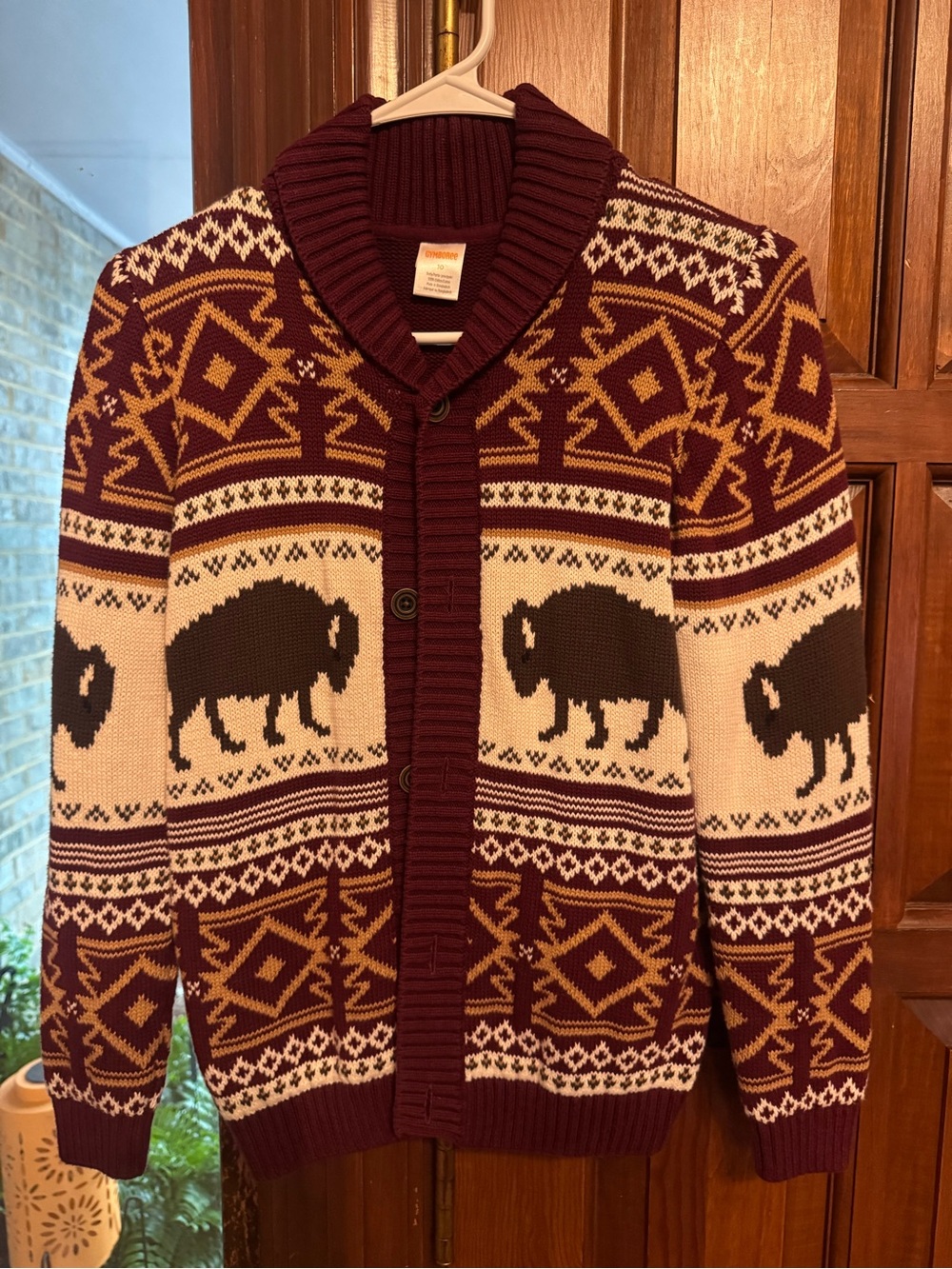 Gymboree Boy’s Sweater Buffalo design sz 10